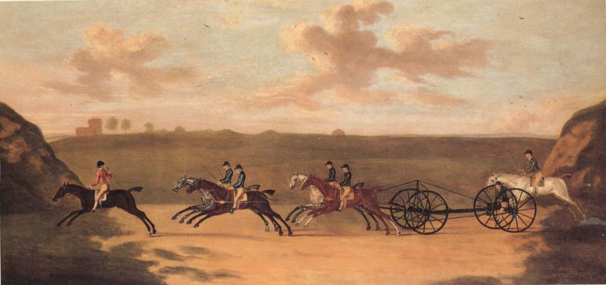 Francis Sartorius The Chaise Matoch,Run on Newmarket Heath,Wednesday,The 29 th of August